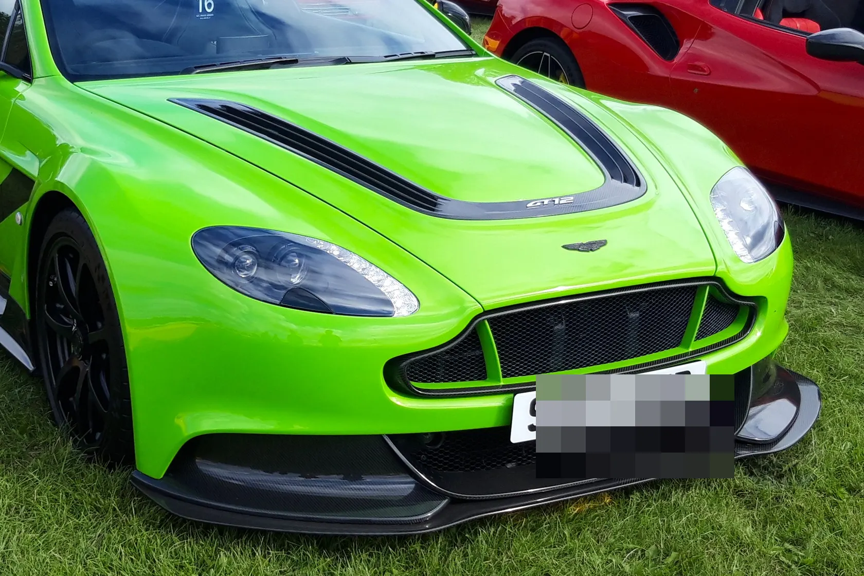 Aston Martin Vantage GT12 in front three-quarter view