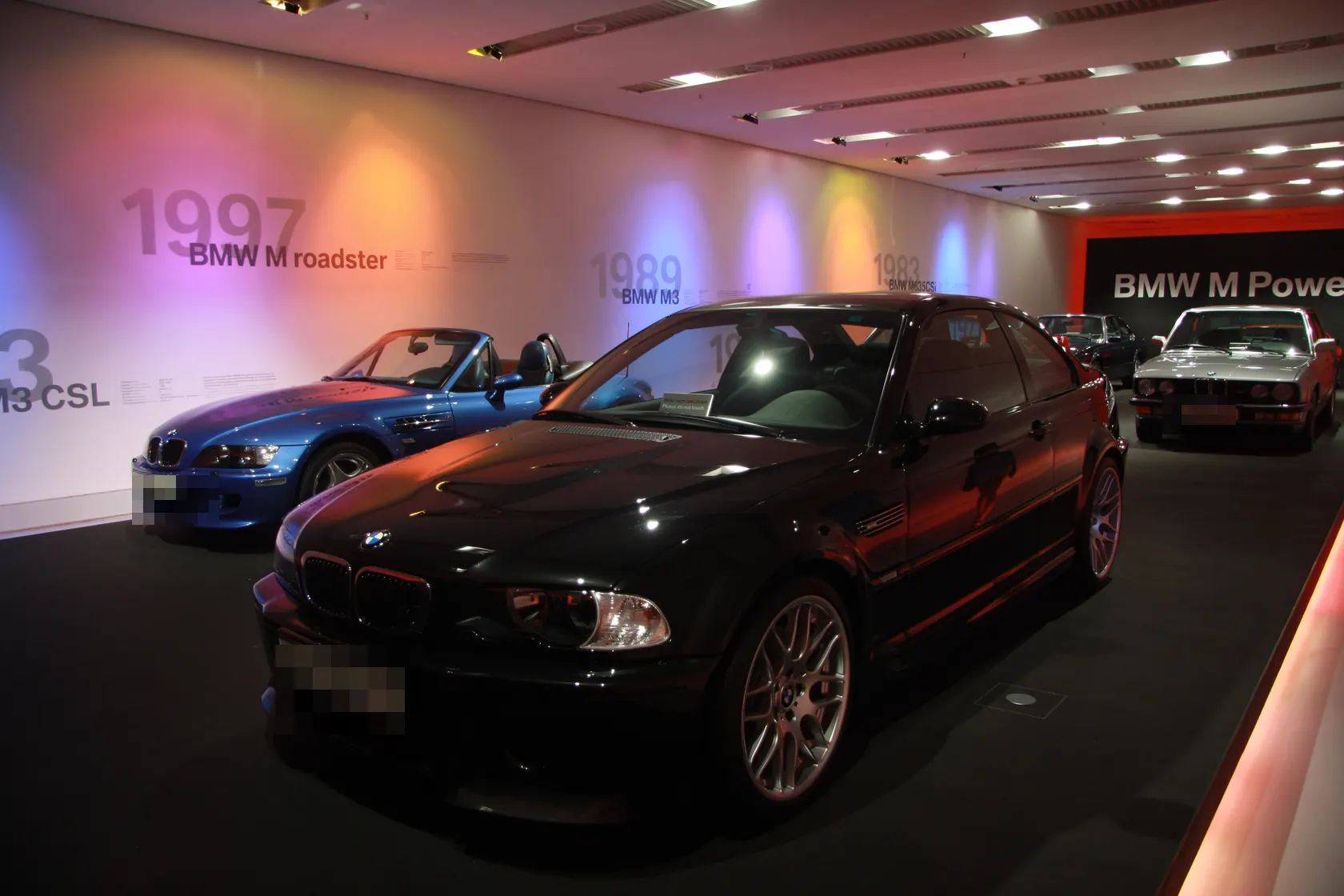 BMW M3 CSL E46 exhibited at the BMW Museum