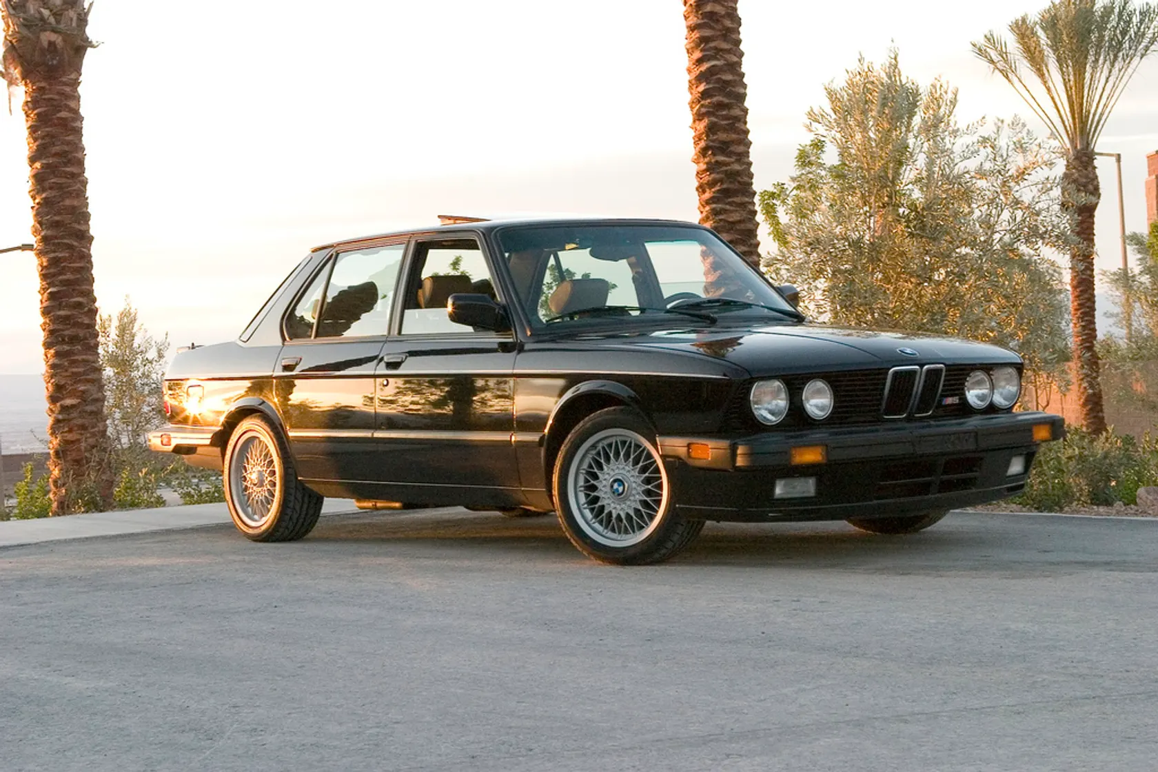BMW M5 E28 viewed from the side
