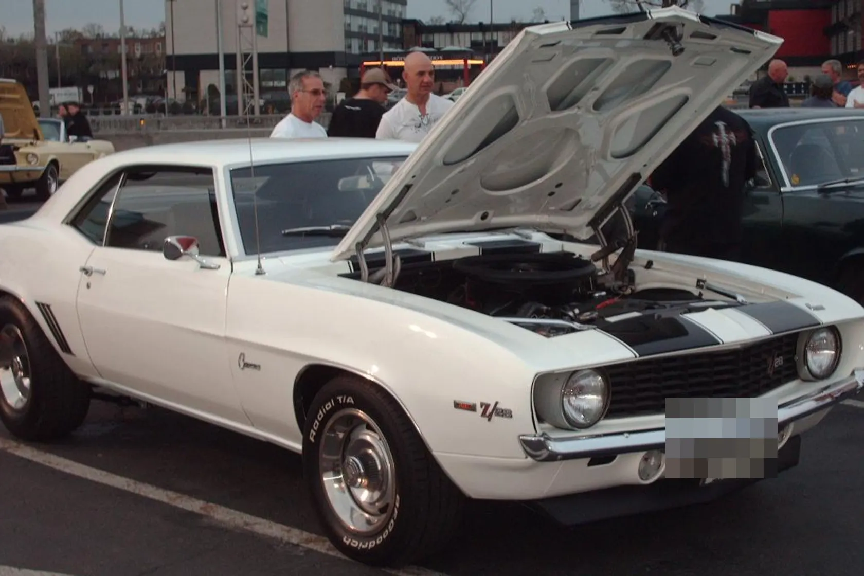 First-generation Chevrolet Camaro Z/28 in front three-quarter view