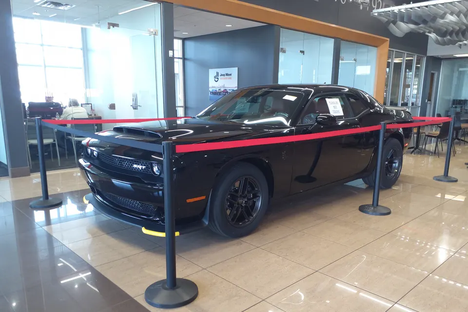 2023 Dodge Challenger SRT Demon 170 photographed in dealer inventory context