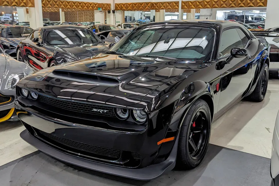 2018 Dodge Challenger SRT Demon in front three-quarter view
