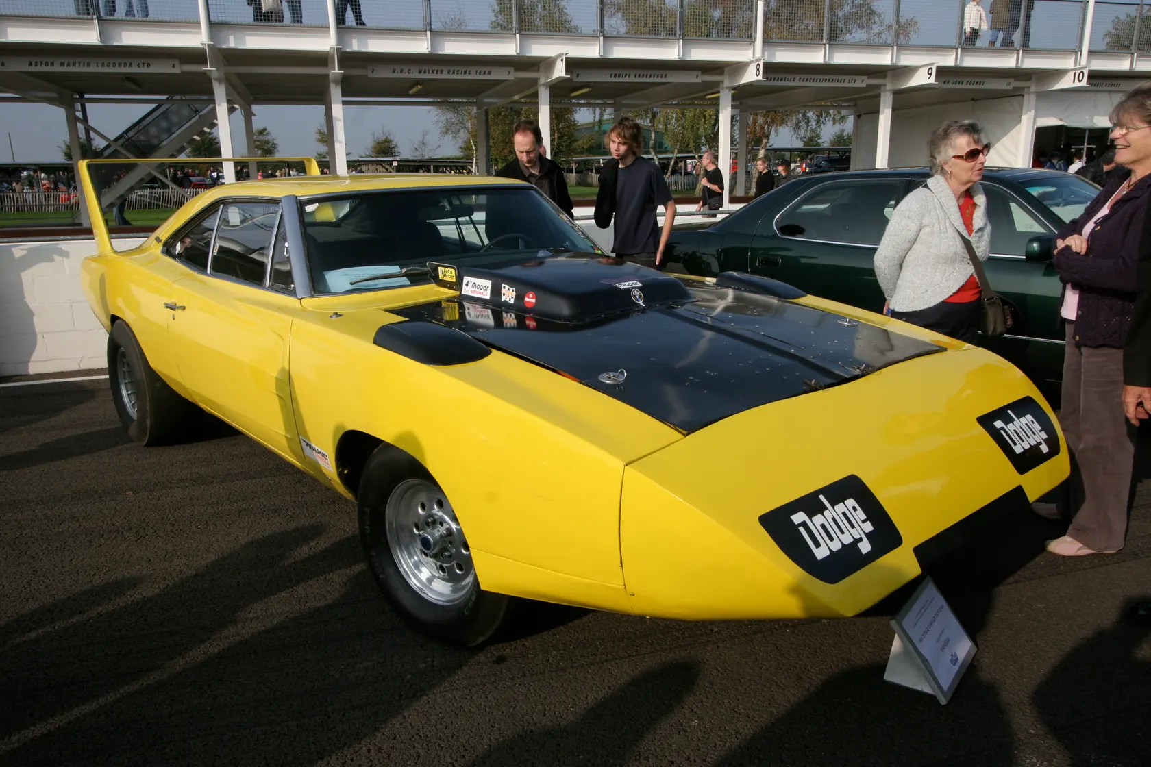 1969 Dodge Charger Daytona B-body road car in front three-quarter view