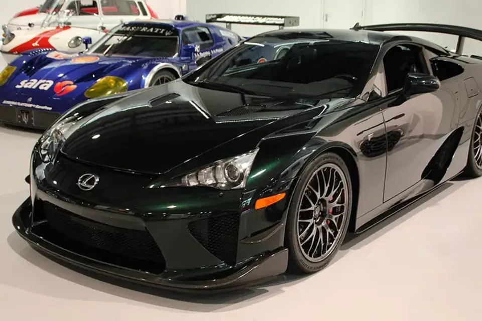 Green Lexus LFA Nürburgring Package
