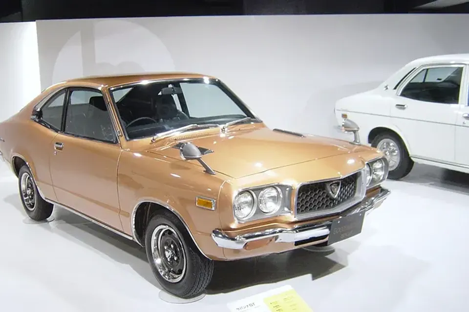 Mazda Savanna RX-3 in the Mazda Museum