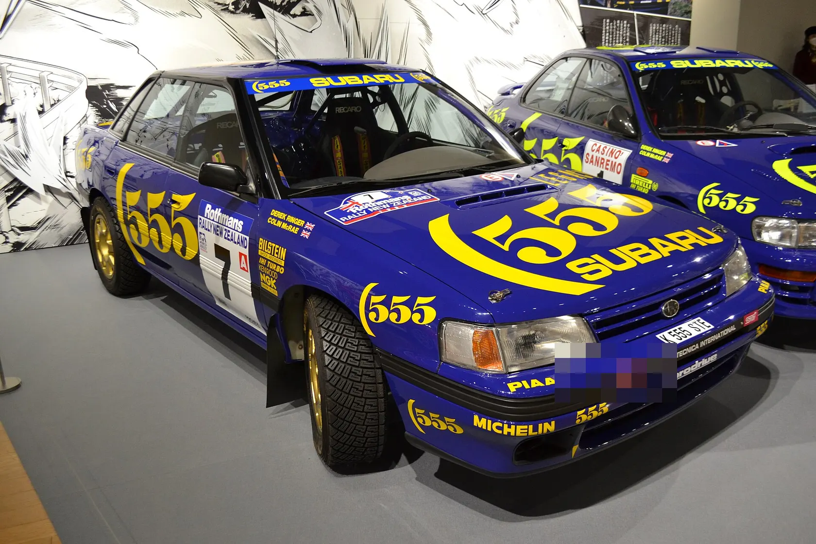 Subaru Legacy RS BC5 competition-prepared museum car representing the exact model code